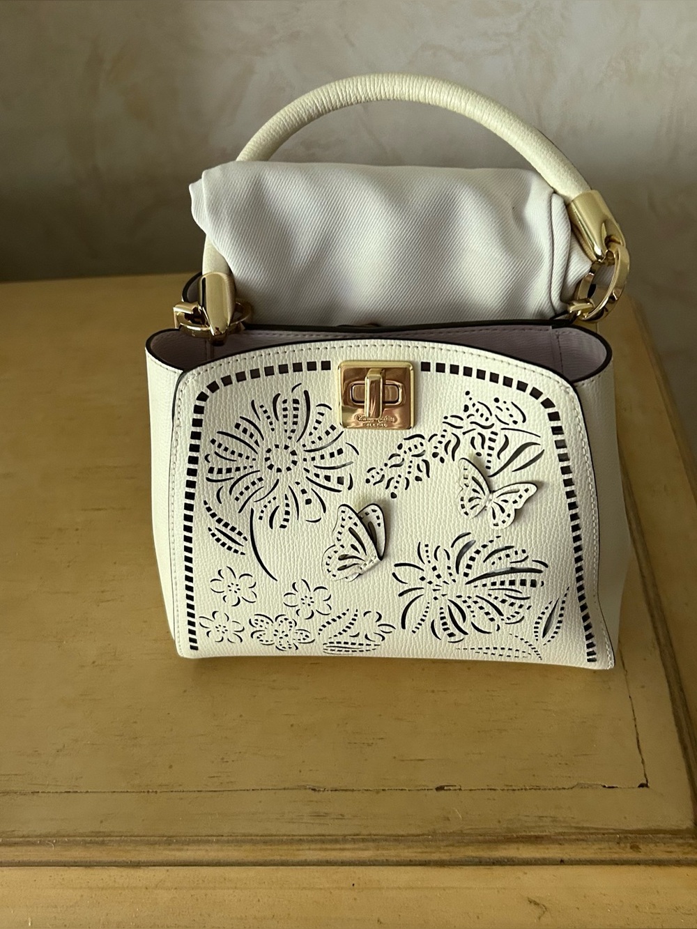 Kate spade phoebe perforated mini top handle crossbody women’s bag
